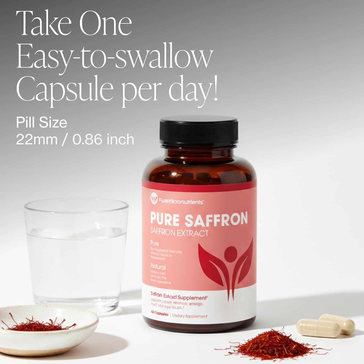 Saffron Supplements - 100% Pure Saffron Extract Capsules - Boost Energy & Mood, Support Eye & Heart Health - Image 5
