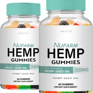 Nufarm Hemp - NuFarm Hemp Gummies (2 Pack, 120 Gummies)