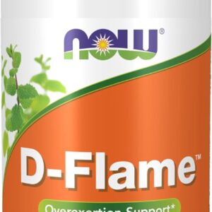 NOW Foods Supplements, D-Flameâ„¢ with a Blend of Complementary Herbs, Overexertion Support*, 90 Veg Capsules