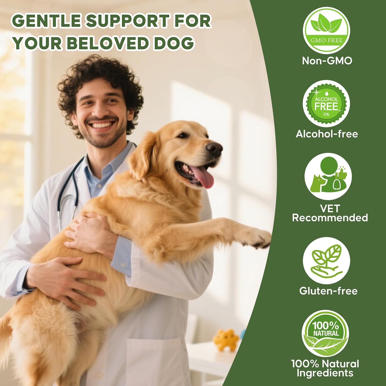 Ourea Separation Anxiety Relief for Dogs, Calming Care for Dogs, Helps Relieve Anxiety During Separation, Valerian Root for Anxiety Drops, Easy to Use (2 fl oz) - Image 5