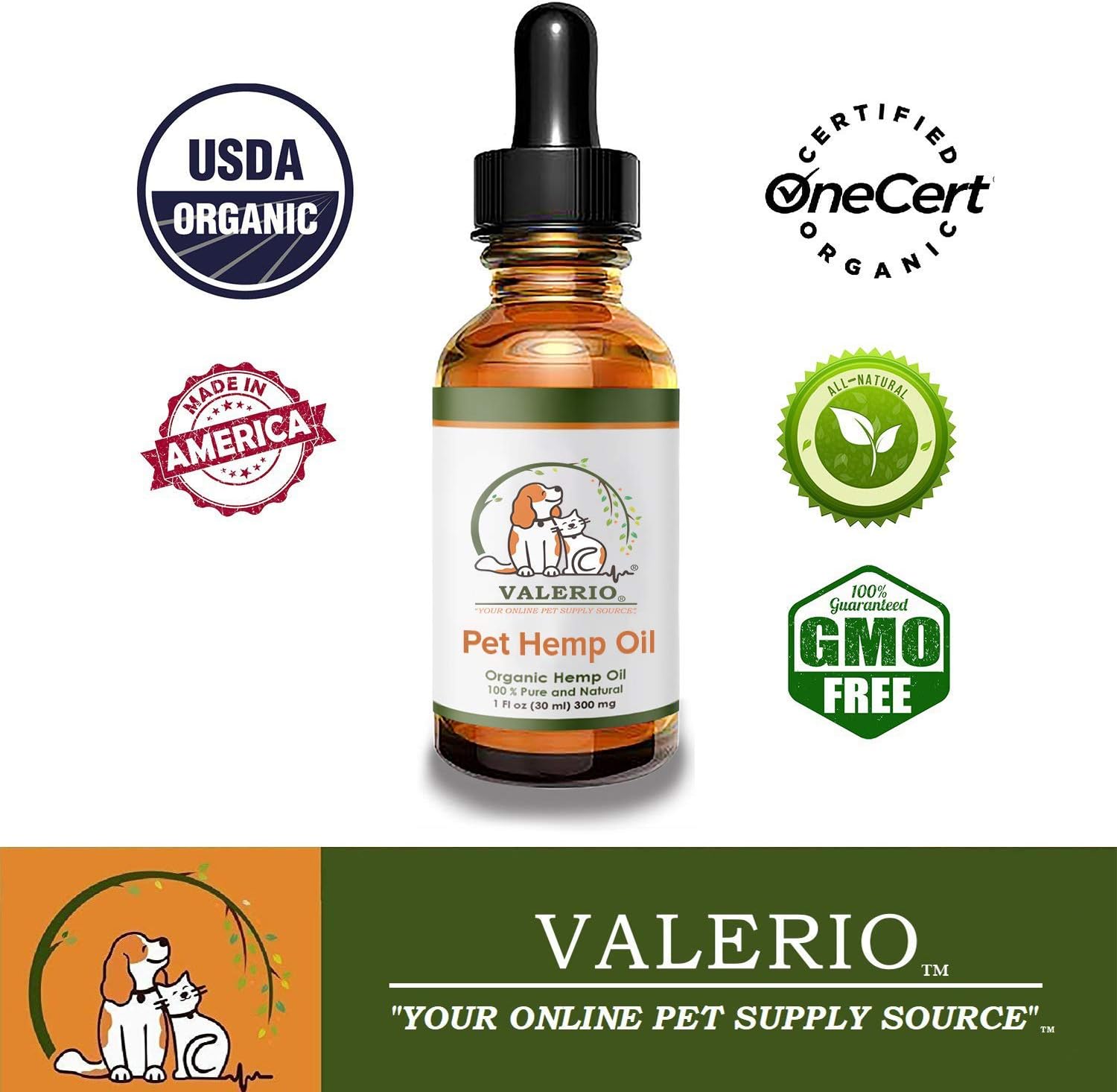Valerio Pets Hemp Oil for Dogs and Cats - 1 Oz - Hemp Oil Drops with Omega Fatty Acids - Hip and Joint Support and Skin Health - Image 6