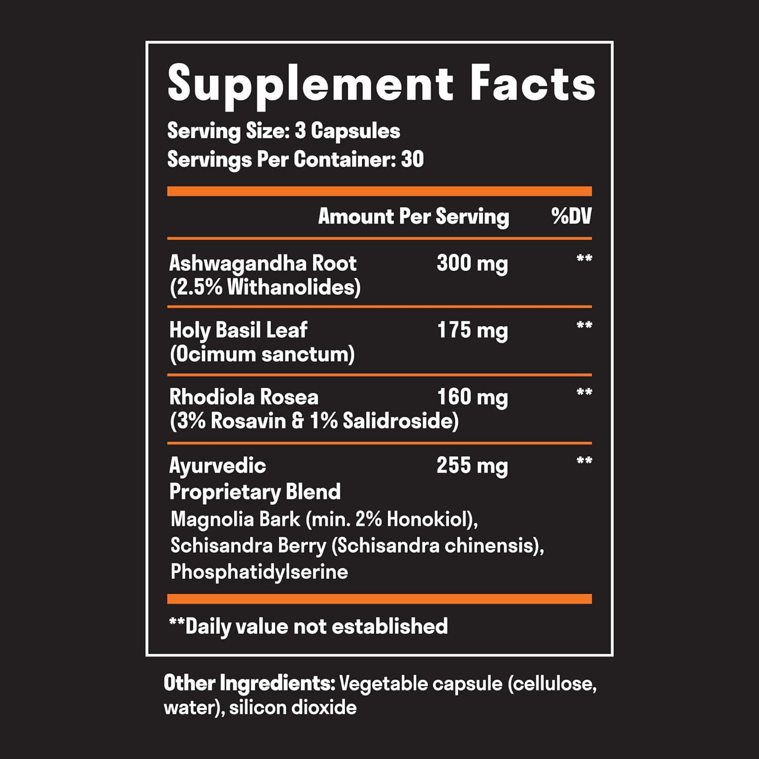 Nuven Naturals Adrenal Support - Cortisol Manager & Adrenal Support Supplements with Ashwagandha Extract, Rhodiola Rosea, Holy Basil to Help Stress, Fatigue & Energy | Adaptogens | 90 Capsules - Image 2