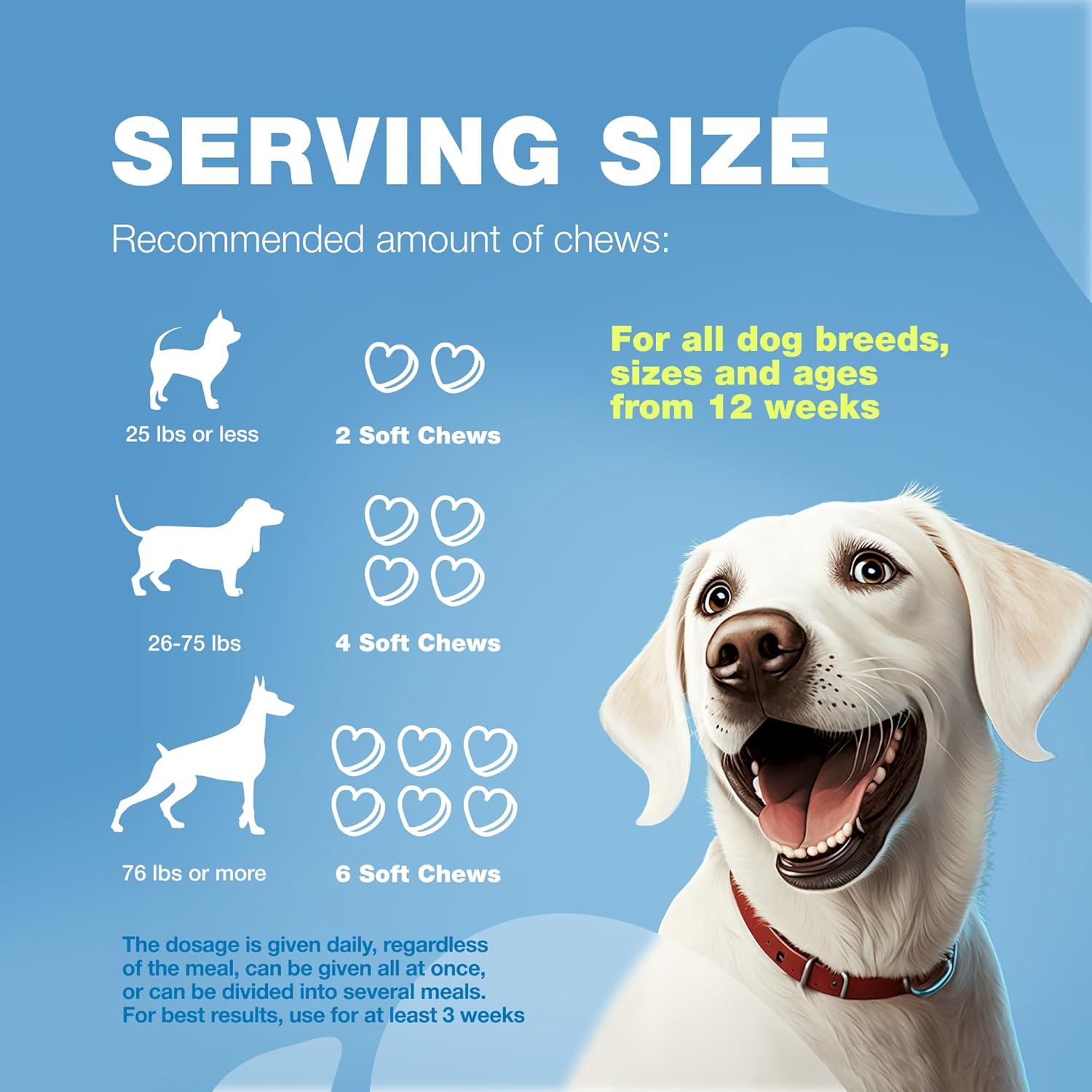 Hemp Calming Chews for Dogs Anxiety - Dog Calming Treats with Melatonin, Valerian Root, Chamomile Extract & Vitamin B Complex - Canine Chews for Vet Visits, Grooming, Travel, Thunderstorms, Fireworks - Image 8