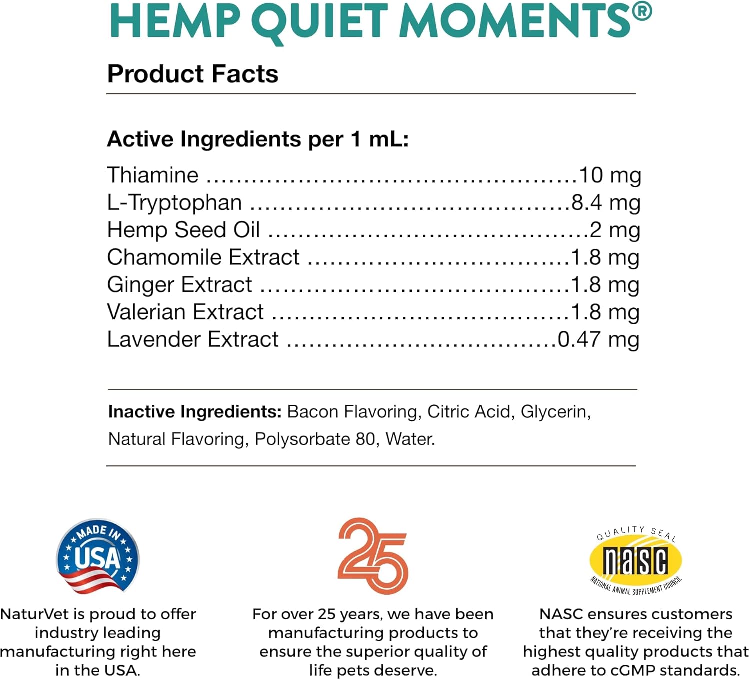 NaturVet Hemp Quiet Moments Calming Drops for Cat, 1oz & Quiet Moments Herbal Calming Spray, 8 Ounce - Feline - Image 9