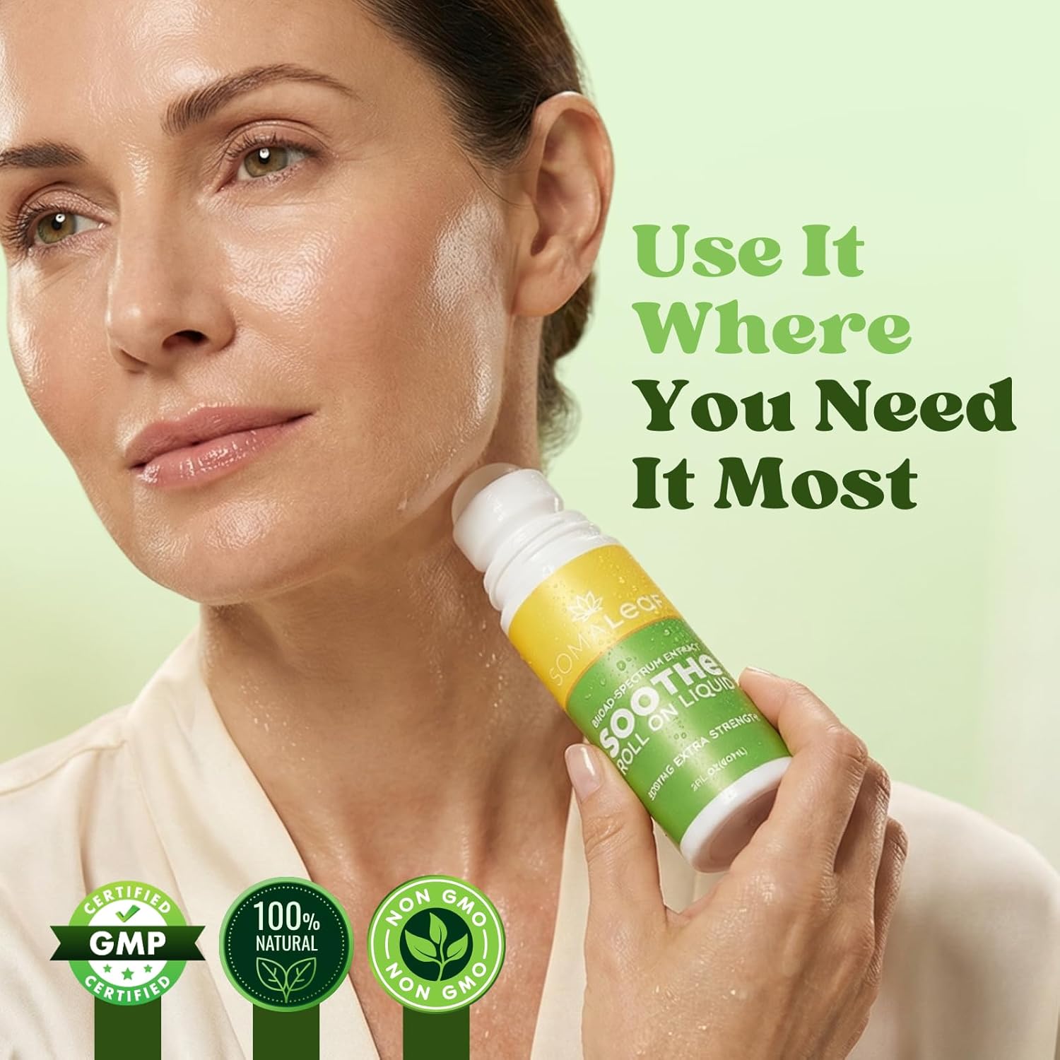 Soothe Roll-On, 1500 MG, Extra Strength, Natural Comfort for Muscles, Hips, Joints, Neck, Back, Elbows, Fingers, Hands, and Knees - Image 3