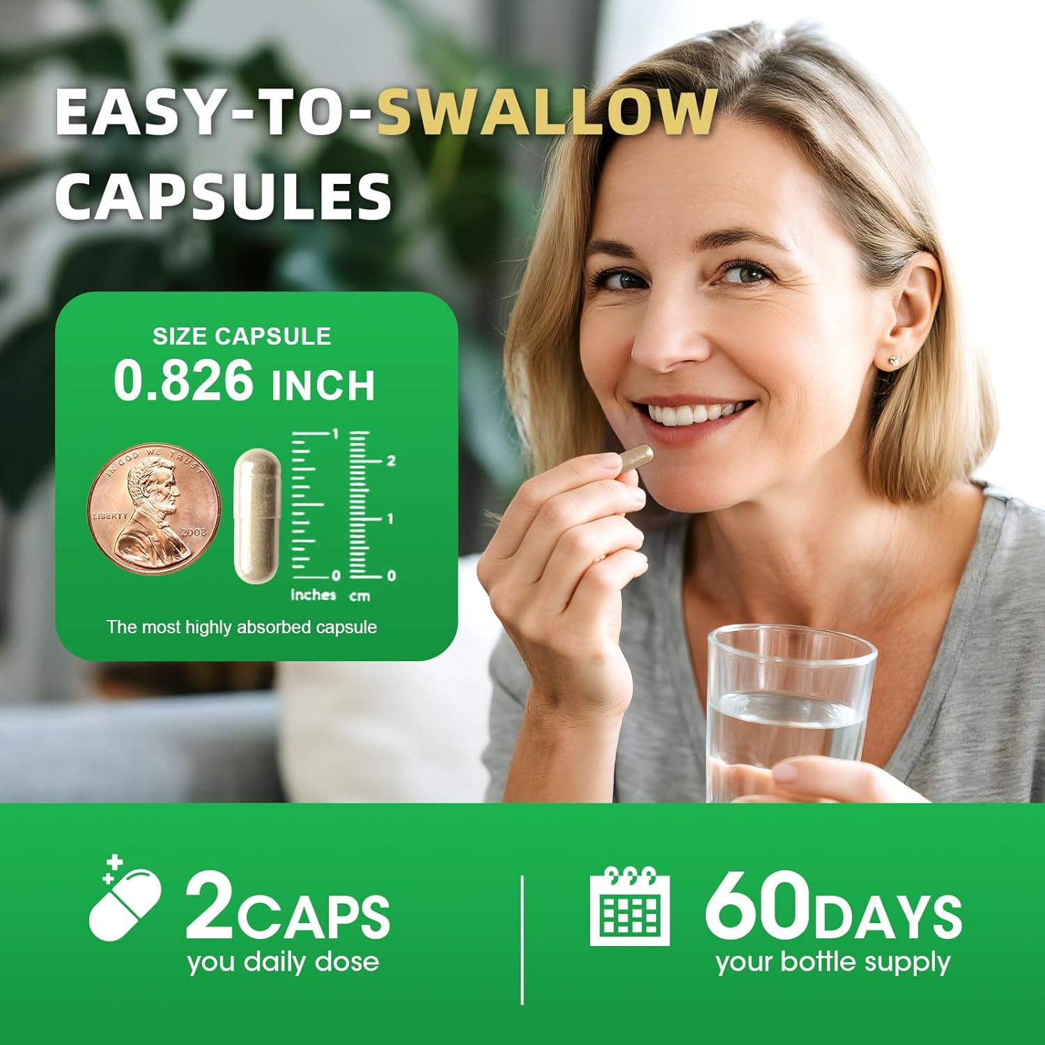 MABEFY Cortisol Supplements for Women/Men - 10 in 1 Cortisol Manager Reducer Lower Detox Balance with Magnesium, Ashwagandha, L-Theanine for Stress Sleep Calm Mood Support - 120 Capsules for 60 Days - Image 5