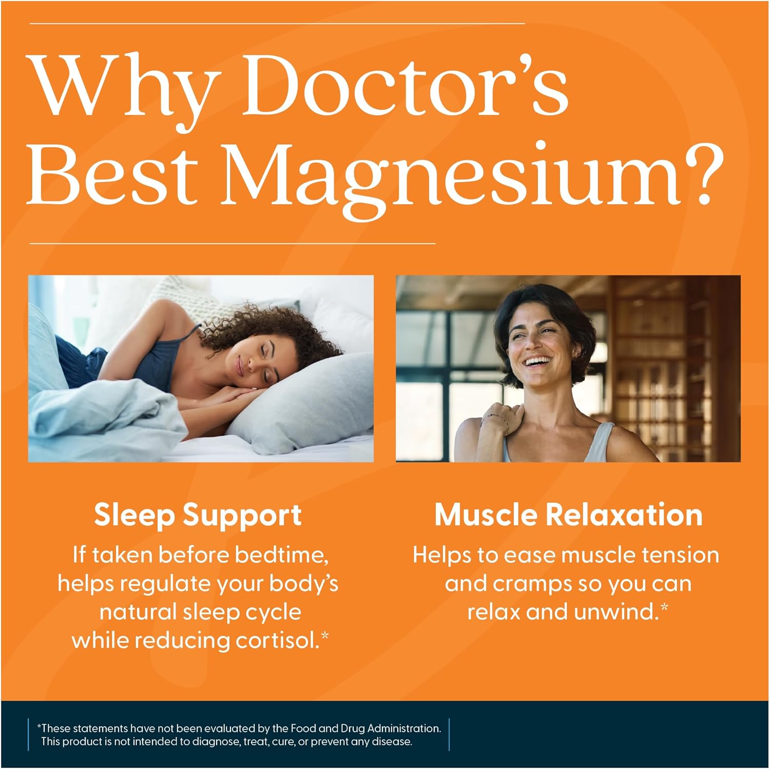 Doctor's Best High Absorption Magnesium Glycinate Lysinate Supplement for Sleep Support - Chelated Magnesium Tablets for Women & Men, 200mg per Serving, Supports Calm & Relaxation, Vegan - 240 Count - Image 7