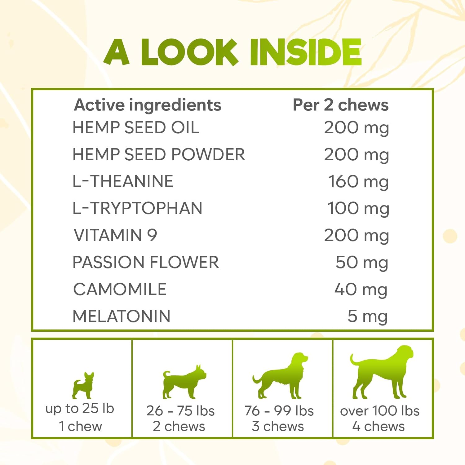 ZENO Hemp Calming Chews for Dogs Anxiety - 150 pcs - Melatonin for Stress Relief, Travel, Check-ups, Barking or Grooming - Dog Calming Treats - Beef Flavor - Image 6