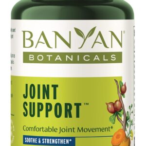 Banyan Botanicals Organic Joint Support–Advanced Mobility & Flexibility Supplement with Boswellia,Guggulu Resin & Turmeric–Natural Lubrication for Cartilage, Bones & Muscles-90 Tablets-USDA Organic