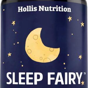 SLEEP FAIRY Natural Sleep Aid | Magnesium Glycinate 500mg, Melatonin 10mg, L-Theanine, B6, 5-HTP, GABA, Valerian Root & Ashwagandha | Herbal Sleeping Pills for Adults | Vegan Sleep Pills | MADE IN USA