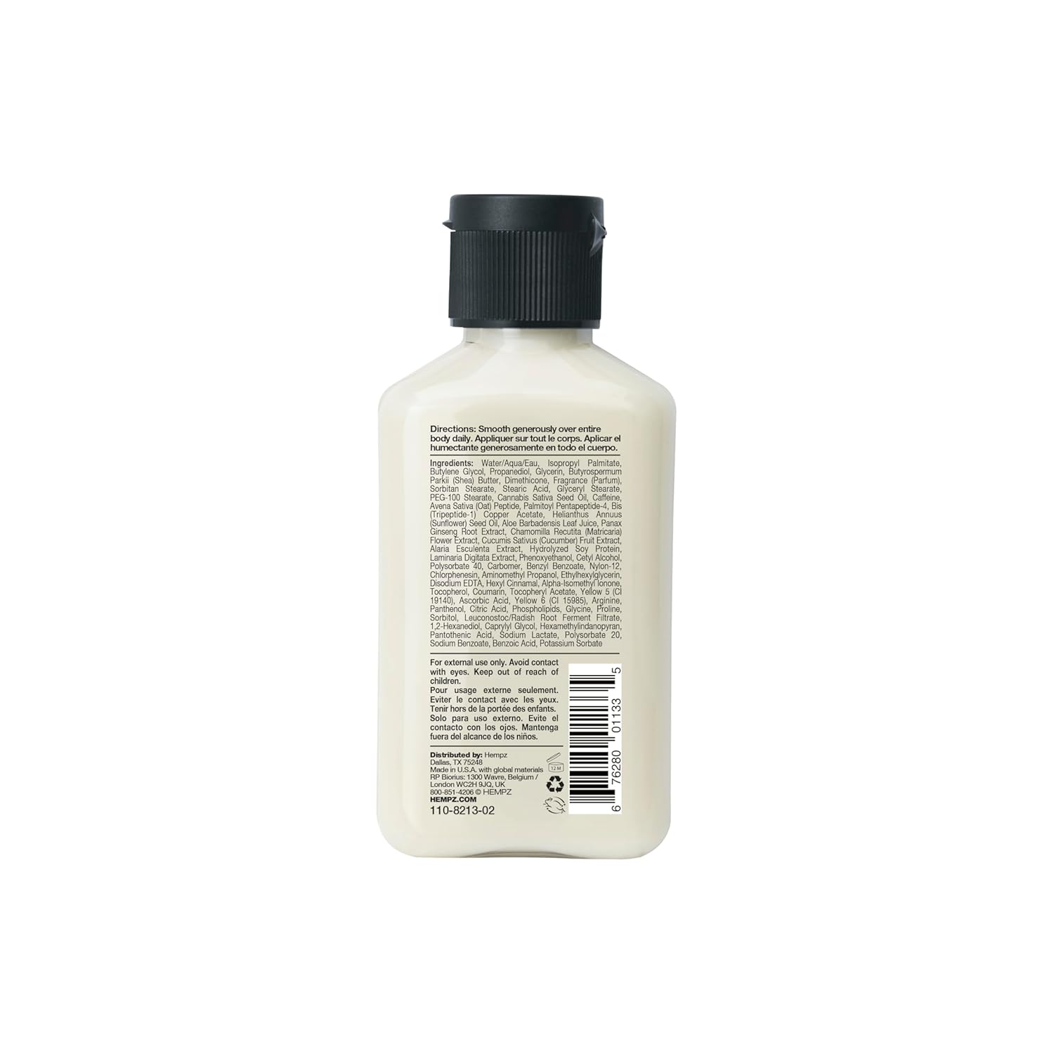 HEMPZ Body Lotion Age Defying - Shea Butter Daily Moisturizing Cream, Shea Butter Hand and Body Moisturizer - Hemp Lotion - Skin Care Products, Hemp Seed Oil - Mini, 2.25 oz. - Image 2