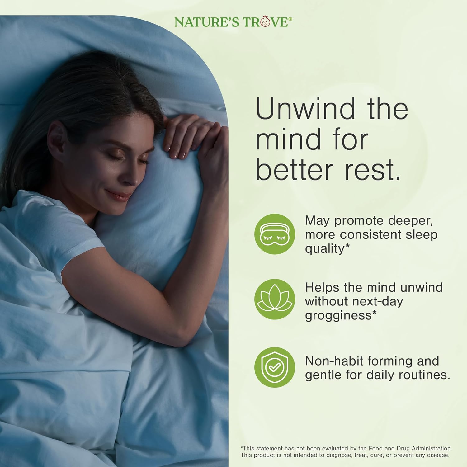 Nature's Trove L-Theanine 200mg 120 Vegetarian Capsules - Image 6