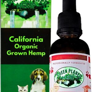 Pet Hemp Oil | Catnip Oil | Dogs and Catsl | Aids with Anxiety, Stress, Pain, Hip, Joint, and Muscle Support for Young to Senior Pets | 120MG Organic Hemp | 100% Natural | Green Planet Hemp