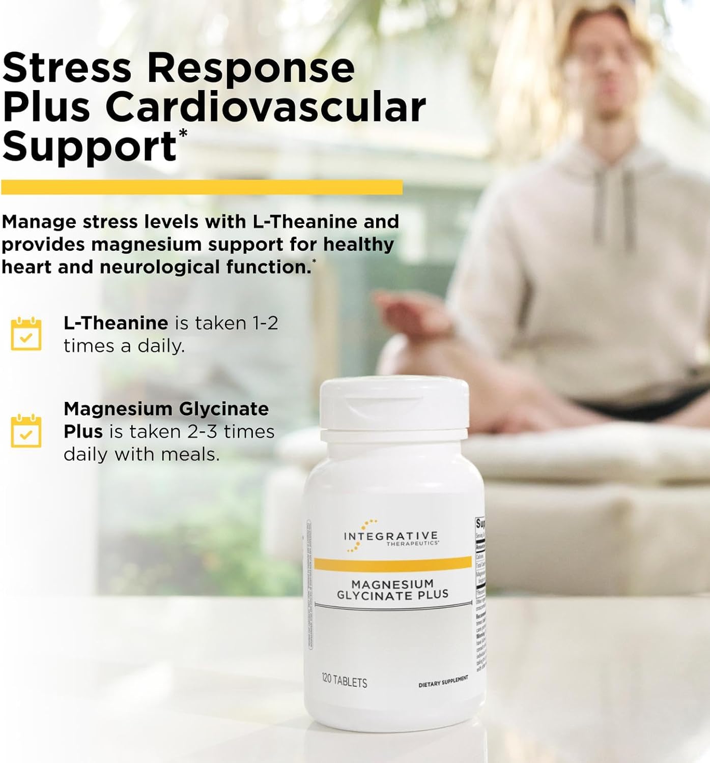 Integrative Therapeutics L-Theanine & Magnesium Glycinate Plus - Image 3