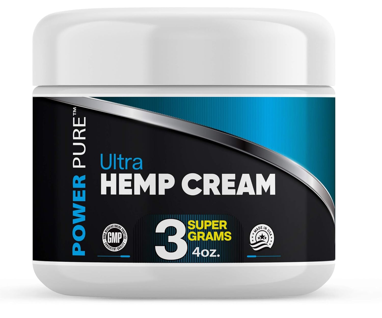 Power Pure 3000MG Hemp Cream 4 Ounce. Do Not Be Fooled by other Hemp Creams Making False Claims of 240,000,000MG. 24 Hour Effect