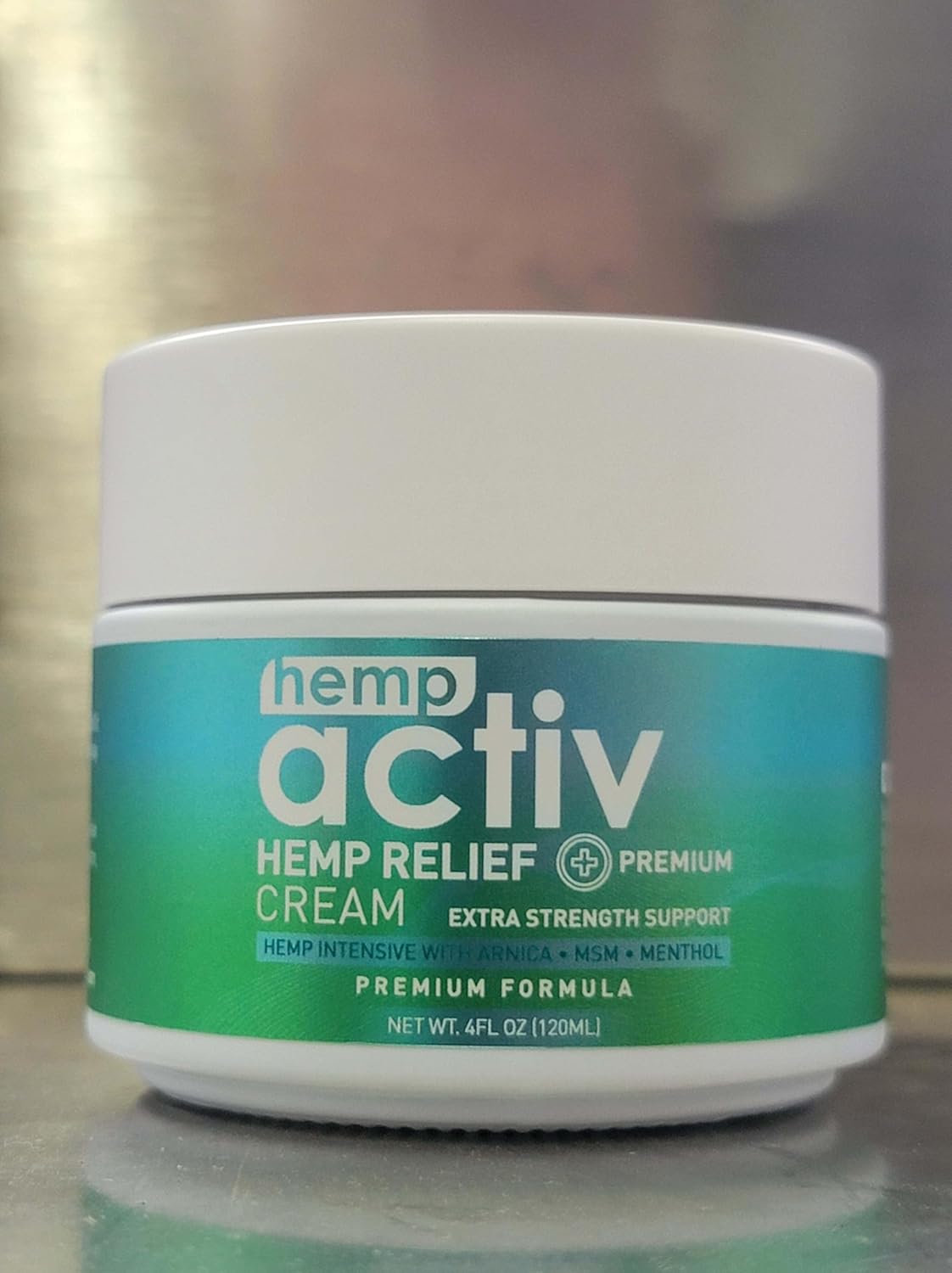 HEMPACTIV Cooling Hemp Cream – Menthol, MSM & Arnica – Fast-Absorbing, Non-Greasy Formula for Muscles & Joints – 4oz Best-Value Size - Image 2