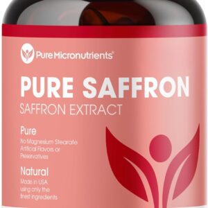 Saffron Supplements - 100% Pure Saffron Extract Capsules - Boost Energy & Mood, Support Eye & Heart Health
