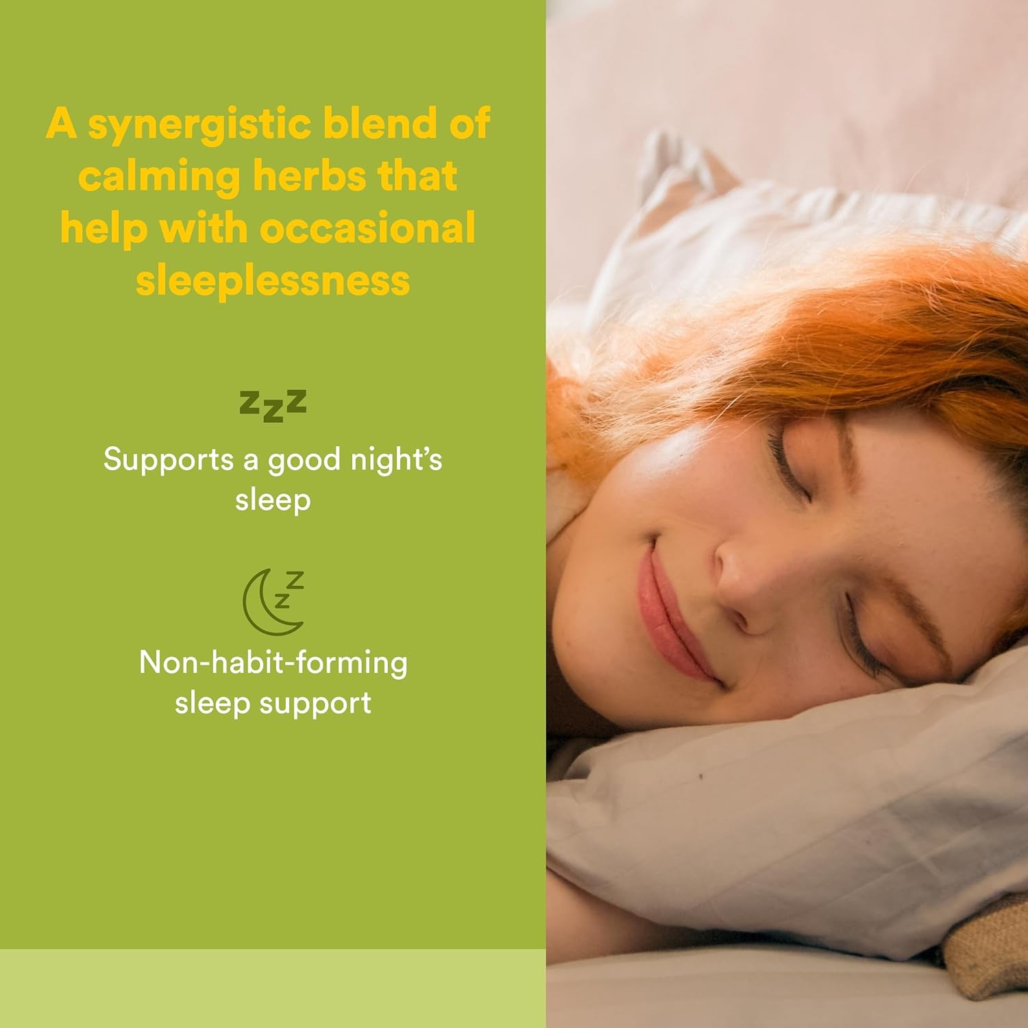 Herbal Factors Sleep Relax Formula by Natural Factors, Natural Sleep Aid with Valerian Root, Passion Flower and Skullcap, Non-GMO, 90 capsules (90 servings) - Image 2