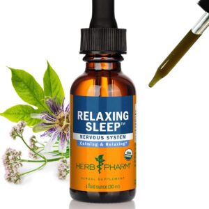 Herb Pharm Relaxing Sleep Herbal Formula with Valerian Extract - 1 Ounce