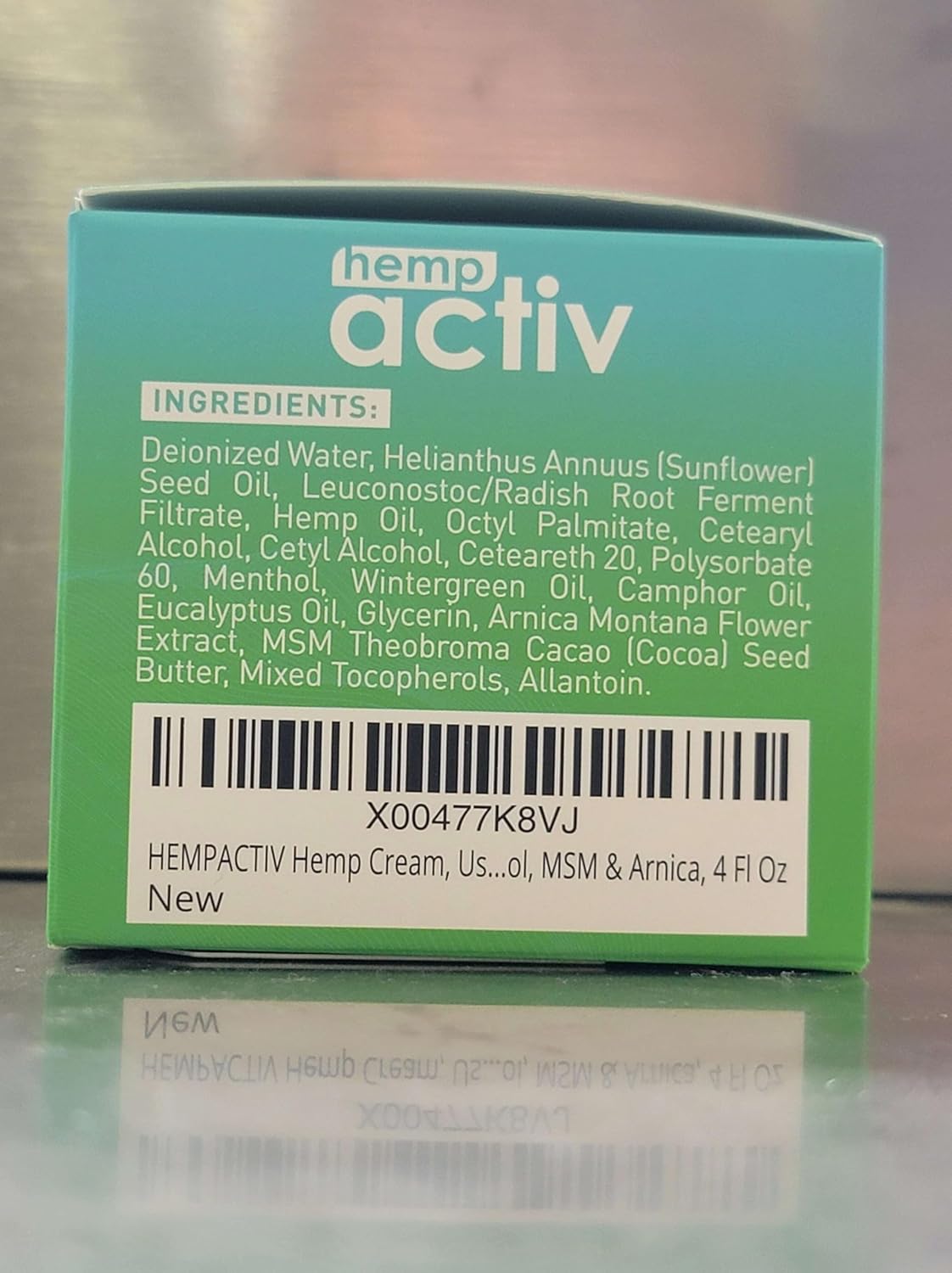 HEMPACTIV Cooling Hemp Cream – Menthol, MSM & Arnica – Fast-Absorbing, Non-Greasy Formula for Muscles & Joints – 4oz Best-Value Size - Image 7