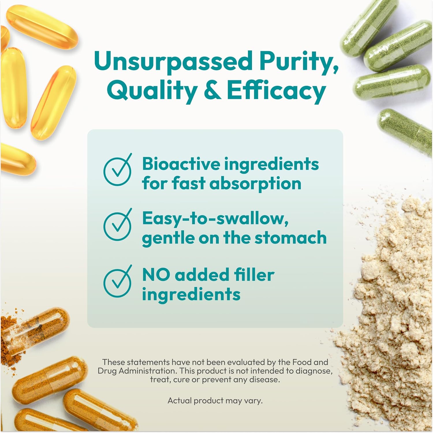 ANDREW LESSMAN Ahiflower Omega-3 with GLA - 60 Softgels - Uniquely Balanced, Plant-Based Source of Essential Omega-3 Fatty acids. No Stomach Upset, Contaminants or Mercury. Easy to Swallow - Image 3