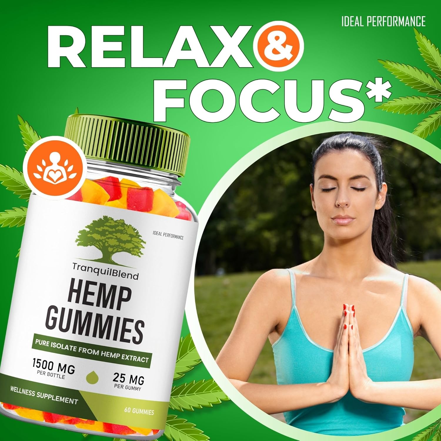 Tranquil Blend Gummies Hemp, Tranquil Blend Hemp Gummies with Hemp Seeds Organic Extract, TranquilBlend Extra Strength Health and Wellness Support, Advanced Formula with Hemp Oil Reviews (5 Pack) - Image 5