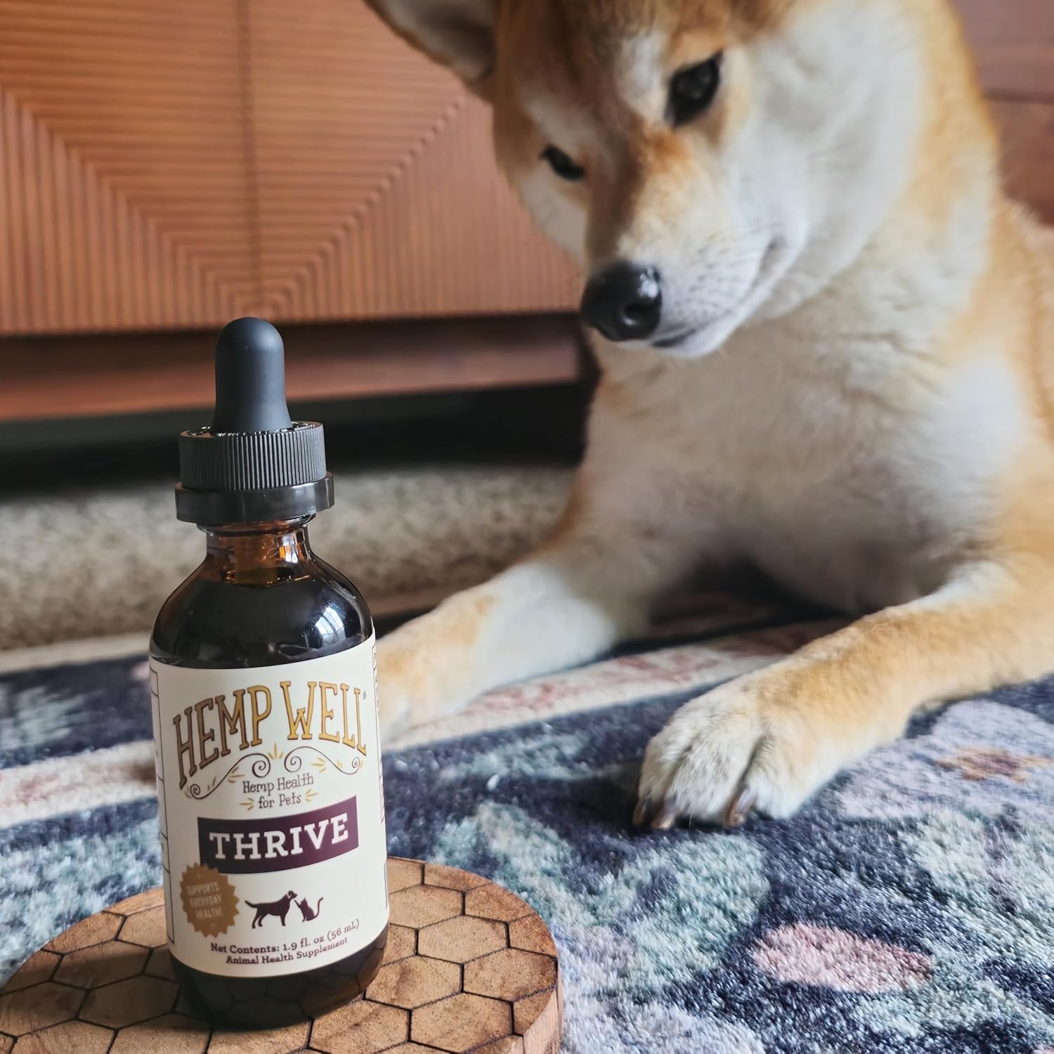 Hemp Well Thrive Oil for Dogs and Cats – Supports Hip, Joint, and Heart Health, Promotes Immune Support, Strengthens Skin and Coat, Organically Sourced – 2 Ounces - Image 2