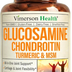 Glucosamine Chondroitin MSM – Joint Support Supplement for Women and Men with Glucosamine Sulfate 1500 mg, Chondroitin and MSM – for Cartilage, Joint Health and Flexibility – 90 Capsules
