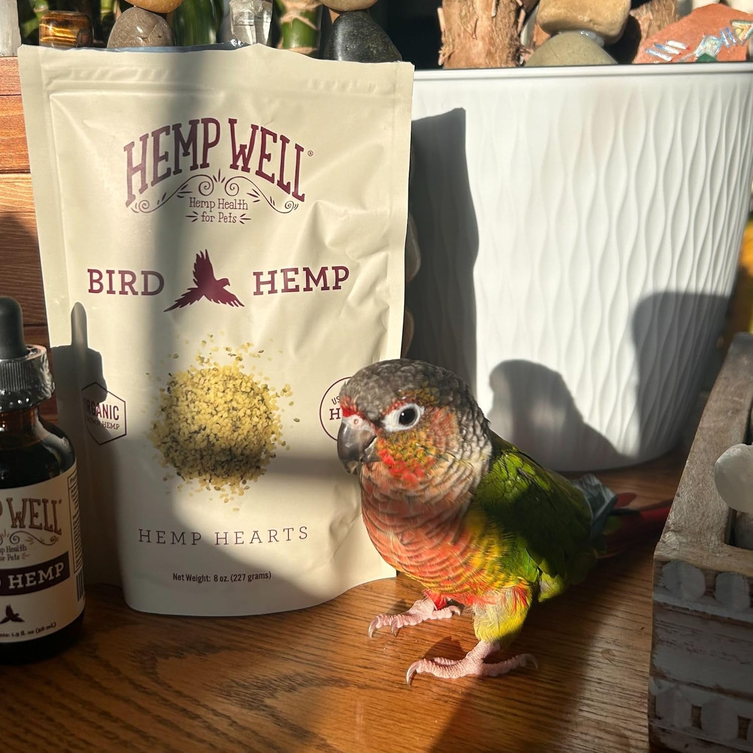 Hemp Well Organic Hemp Hearts for Birds - Reduces Feather Plucking, Promotes Relaxation, Immune Support, Organic, USA Grown, GMO Free – 8 Ounces - Image 7