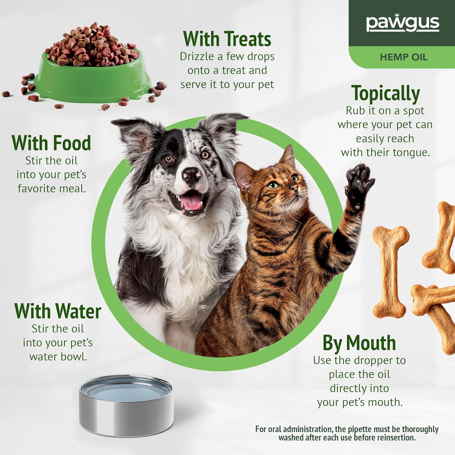 Hemp Оil for Dogs Cats%100 Organic Advanced Calming Supplement, Helps Pets with Аnxiеty, Hyperactivity, Strеss, Аrthritis - Sеizures, Pain Relief - Skin Care - Storms, Fireworks - Canine - Image 7