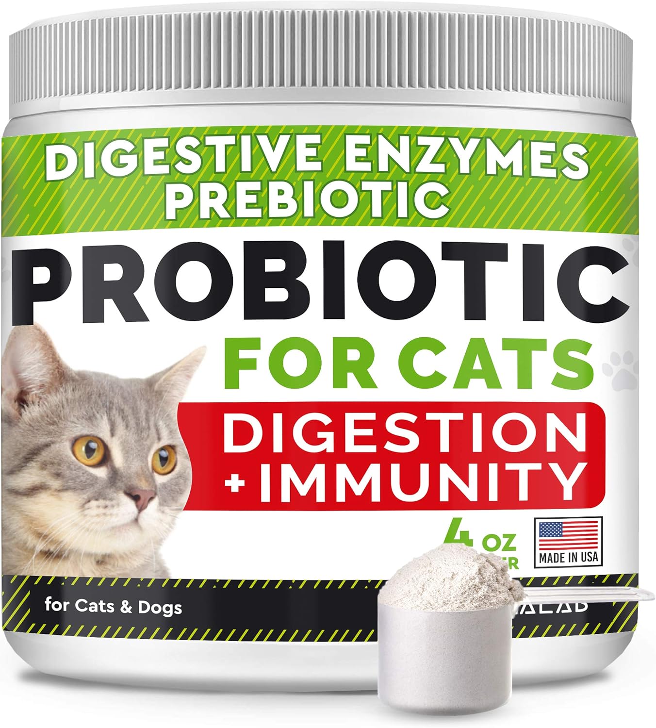 4oz Probiotics Powder + 240ct Hemp Glucosamine Joint Supplement Bundle - Relieves Diarrhea + Joint Pain Relief - Digestive Enzymes + Prebiotics + Omega 3, Hemp Oil + Chondroitin, MSM - Made in USA - Image 2