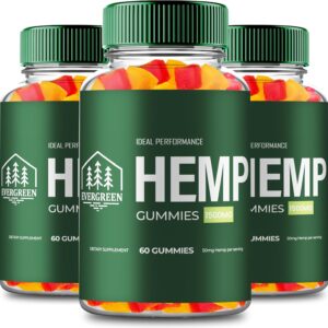 Evergreen Hemp Gummies - Ever Green Supplement Hemp Gummies - Maximum Strength, All Natural Overall Health and Wellness Support, Evergreen Health Gummy Reviews (3 Pack)