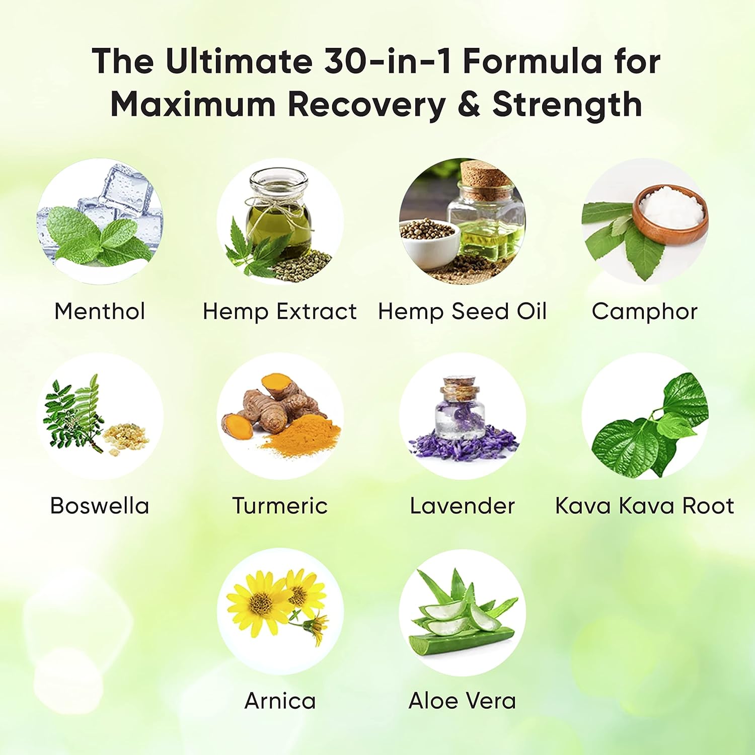 Hemp Cream Maximum Strength - Menthol Rub with Hemp Oil, Arnica, Lavender, Aloe Vera, Kava Kava, & Camphor - Natural Hemp Muscle Rub Cream for Skin, Muscles & Joints - ZenRenu, 4 oz - Image 5