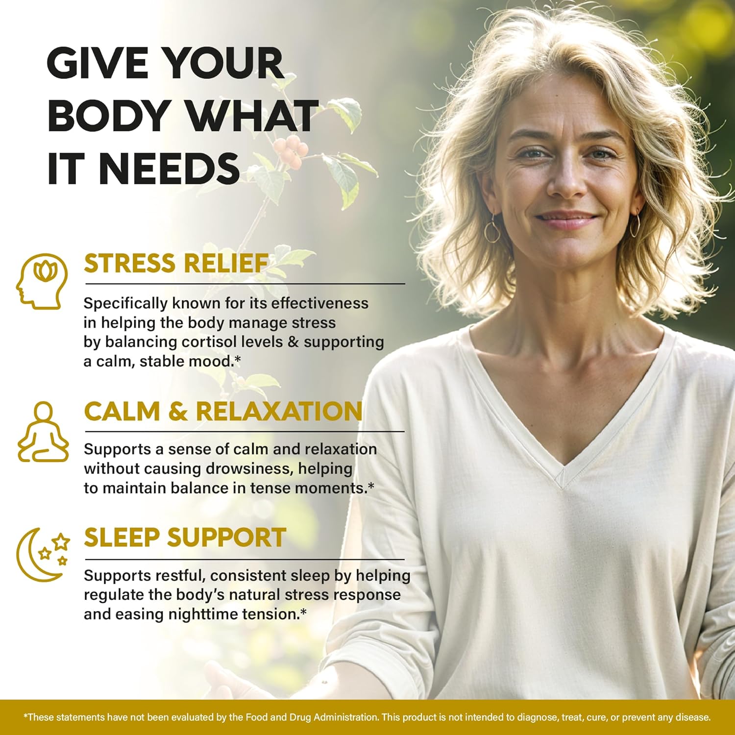 Ashwagandha Supplements 1800mg - USDA Organic Ashwagandha for Women & Men - Clinically Effective Strength for Stress Relief & Sleep - Powder & Root Extract 2.5% Withanolides - Made in USA 100 Capsules - Image 3