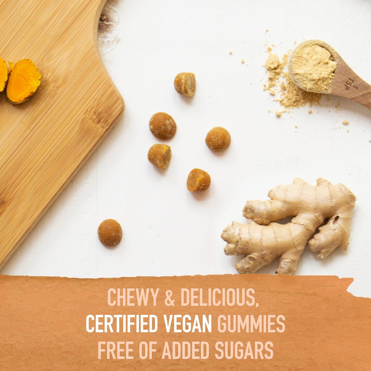 Garden of Life Organics Turmeric Inflammatory Response Gummy - 120 Real Fruit Gummies for Kids & Adults, 50Mg Curcumin (95% Curcuminoids), No Added Sugar, Organic, Non-GMO, Vegan & Gluten Free - Image 6