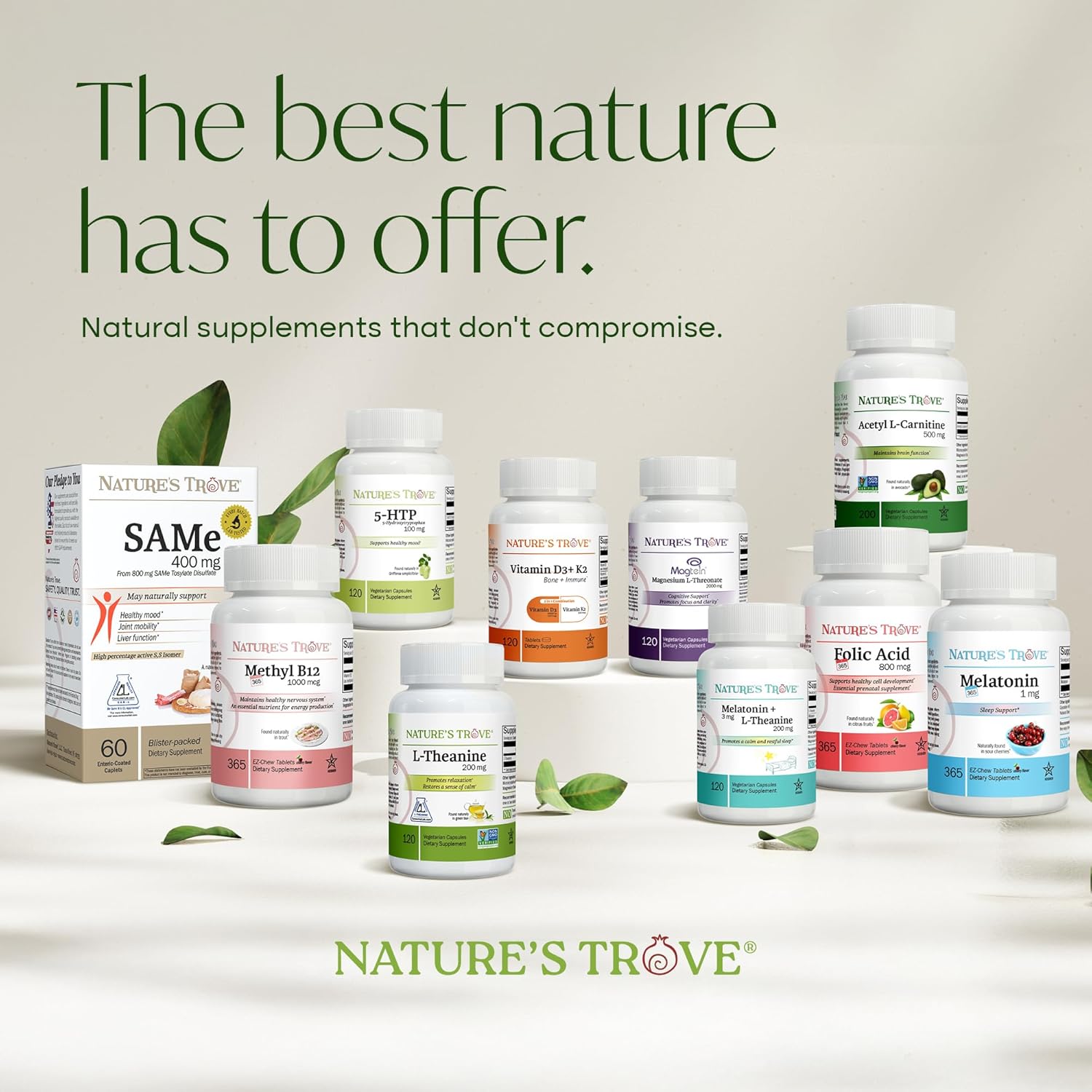 Nature's Trove L-Theanine 200mg 120 Vegetarian Capsules - Image 8