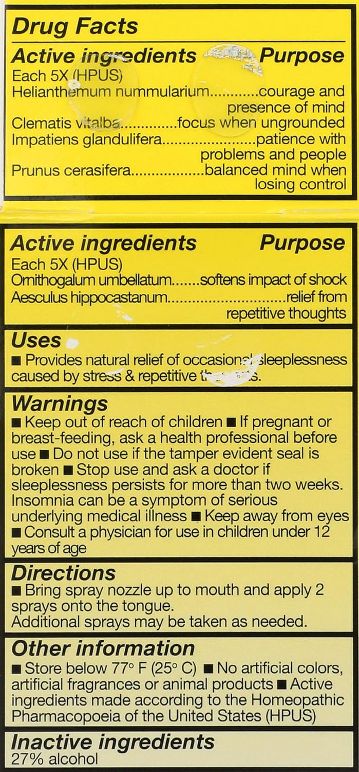 Bach Remedies Formula - Rescue Sleep - 7ml - Image 4