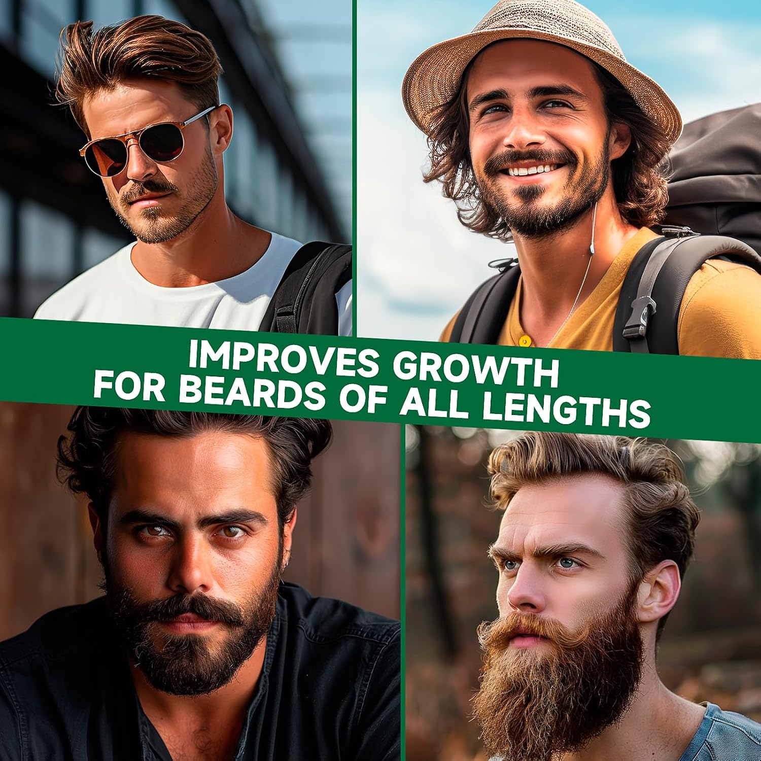MistySprite Men's Beard Growth Oil - 5% Biotin, Citrus Serenity Scent, 2 oz (Pack of 10) - Softens, Conditions, No Itch & Dandruff, Ideal Gift - Image 7