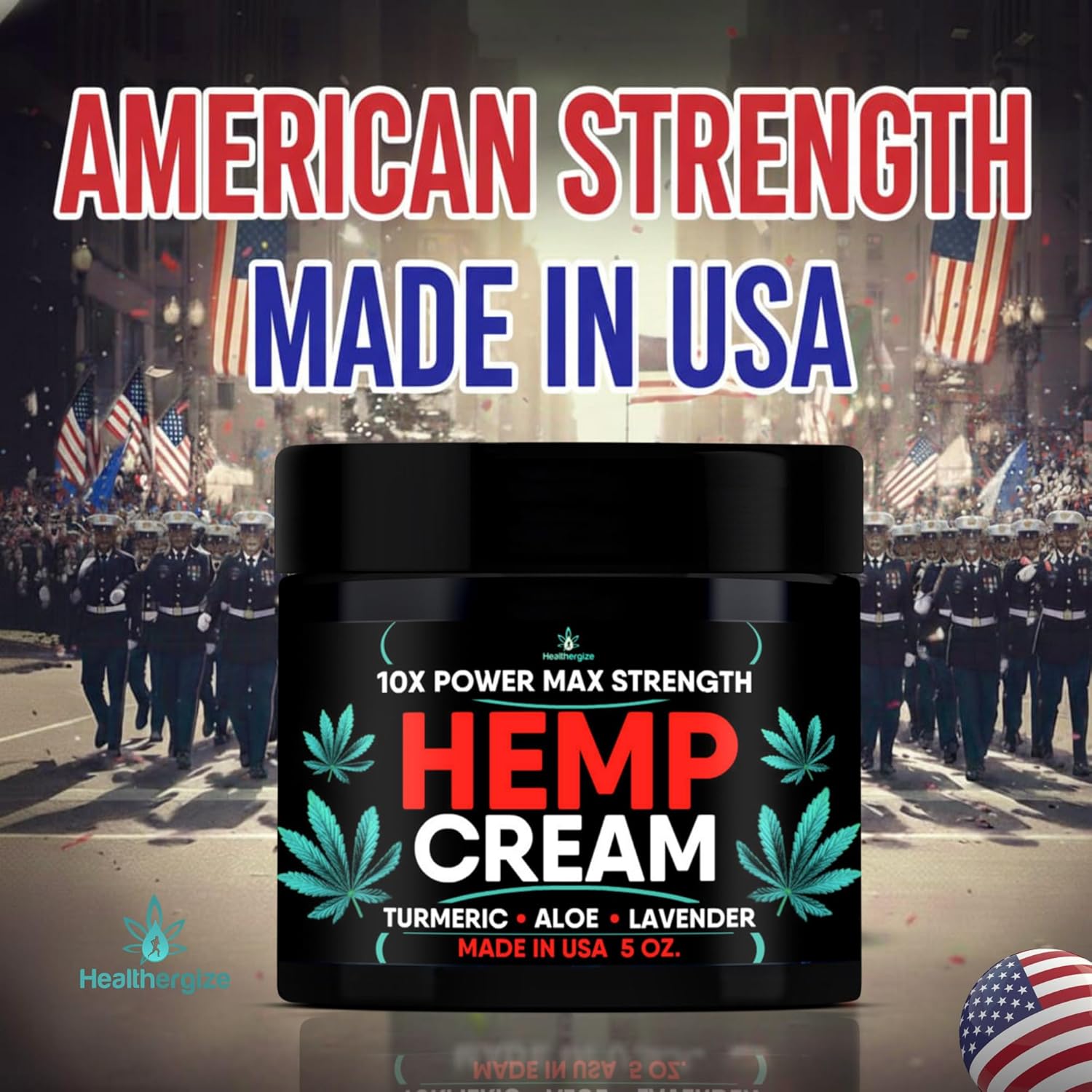 Hemp Cream Smooth Skin-Full Body Hemp Lotion HempOil Infused-Lavender, Aloe, Turmeric-Full Skin Hydration-5 Oz. - Image 2