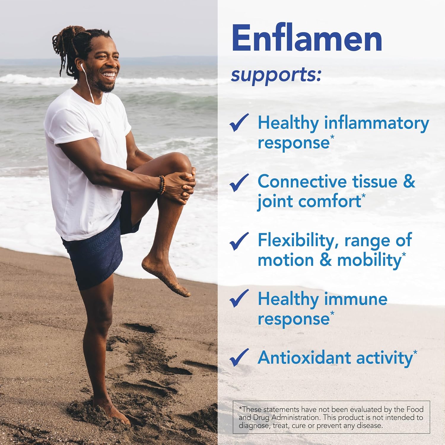 Patient One Enflamen | Supplement to Support Healthy Inflammatory Response and Joint Comfort* | with Turmeric, Ginger, Capsicum and More | 90 Capsules - Image 4