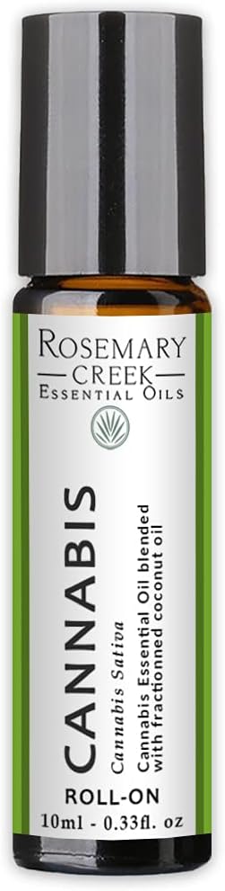 10 ml Cannabis Sativa Essential Oil Roll-On - Aromatherapy and Massage Therapy - Prediluted Oil - 100% Pure and Natural Oil - by Rosemary Creek Essential Oils - Image 2
