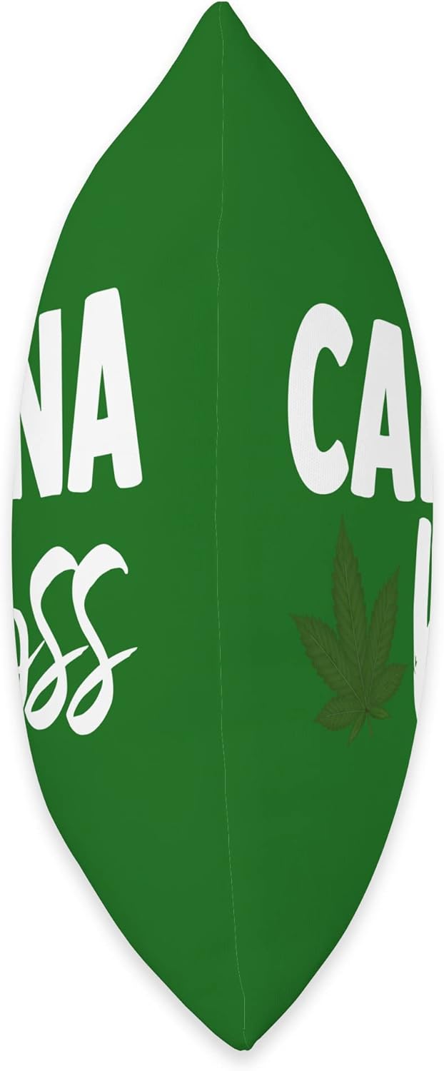 CBD Oils Cannabinoid Hemp Heals Men Women Tees Canna Boss Cannabis Quote Weed Dealer Smoker Fun Gift Throw Pillow, 16x16, Multicolor - Image 2