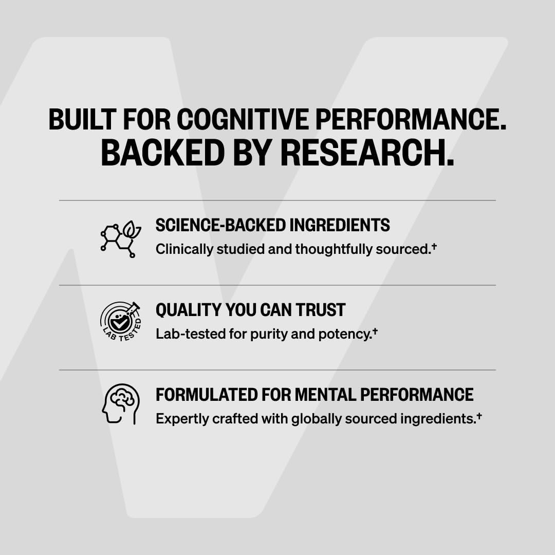ONNIT Alpha Brain Nootropic Brain Supplement for Focus, Memory, Mental Clarity, Cognitive Support with L-Theanine and Vitamin B6, 90 Count - Image 6