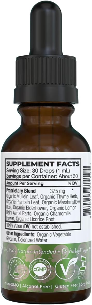 Dr. Green Mom D-Congest Kids - Organic Kids Sinus Support Drops | Drug-Free Herbal Supplement for Children's Stuffy Nose, Nasal & Respiratory Health | USDA Organic, Non-GMO - Image 10