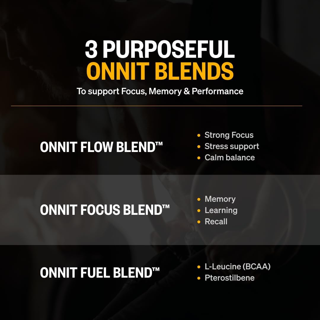 ONNIT Alpha Brain Nootropic Brain Supplement for Focus, Memory, Mental Clarity, Cognitive Support with L-Theanine and Vitamin B6, 90 Count - Image 7