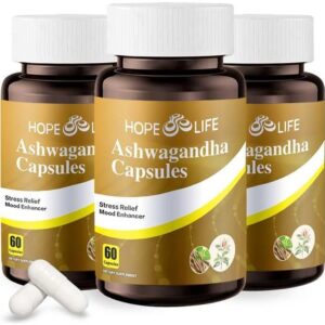 Herbal Mood & Sleep Support - Contains Ashwagandha, Spearmint Ext, GABA, Casein Protein Peptide, L-Theanine, Ginger Oil, Black Pepper Extract - Non-GMO, Soy-Free & Gluten-Free (180)