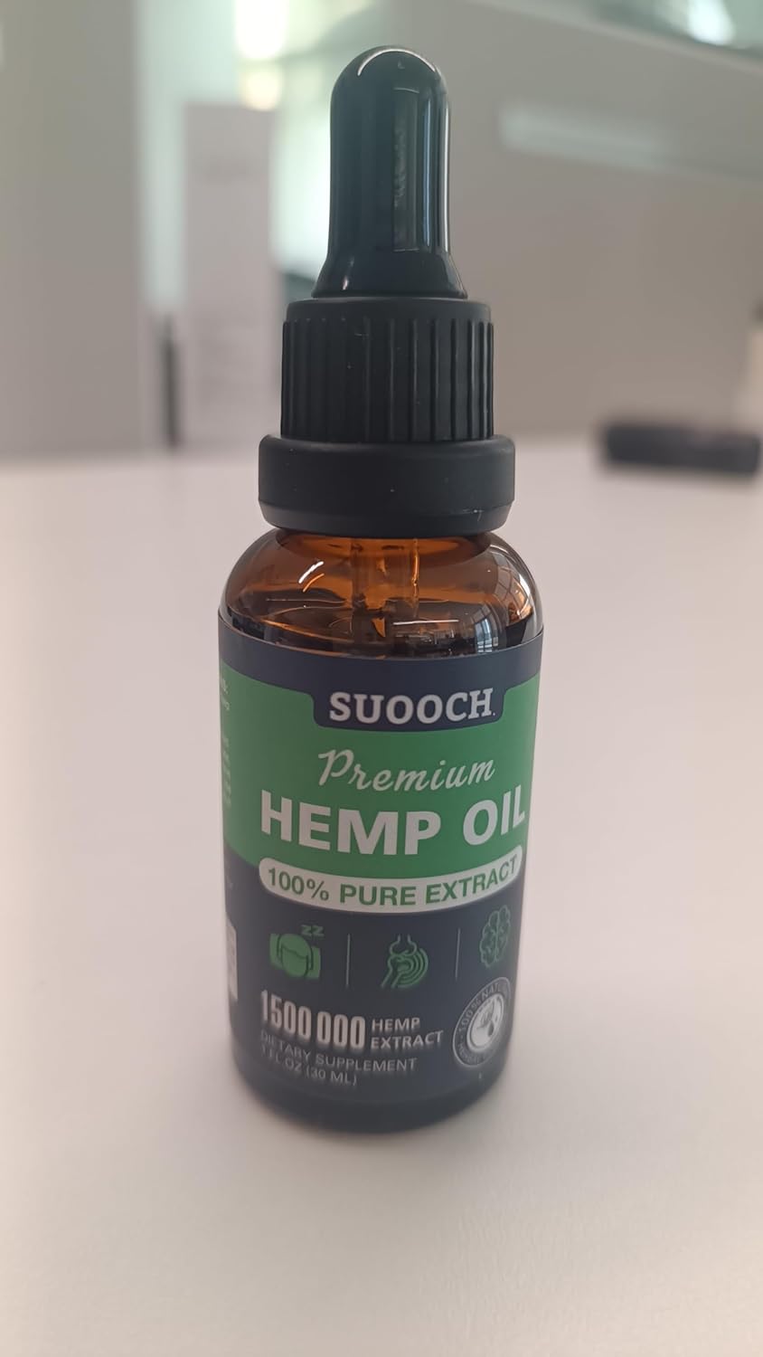 Hemp Oil Drops for Adults-Maximum Strength 100% Natural Organic(1-Pack) Cherry Flavor - Image 2