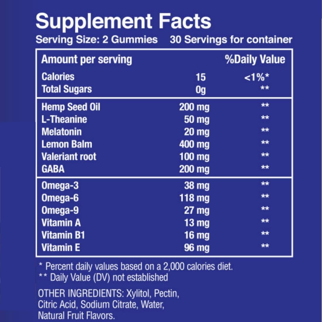Melatonin 20mg | May Help Falling Asleep Faster & Staying Asleep Longer | with Hemp, GABA, Valerian, Lemon Balm, Melatonin | Sugar-Free Vegan 60 Gummies - Image 5