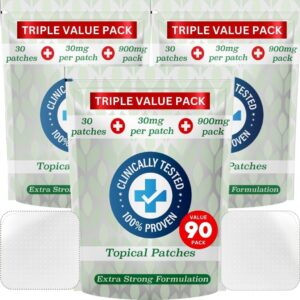 Hemp Oil Patches - 90 Patches - 30mg Per Patch