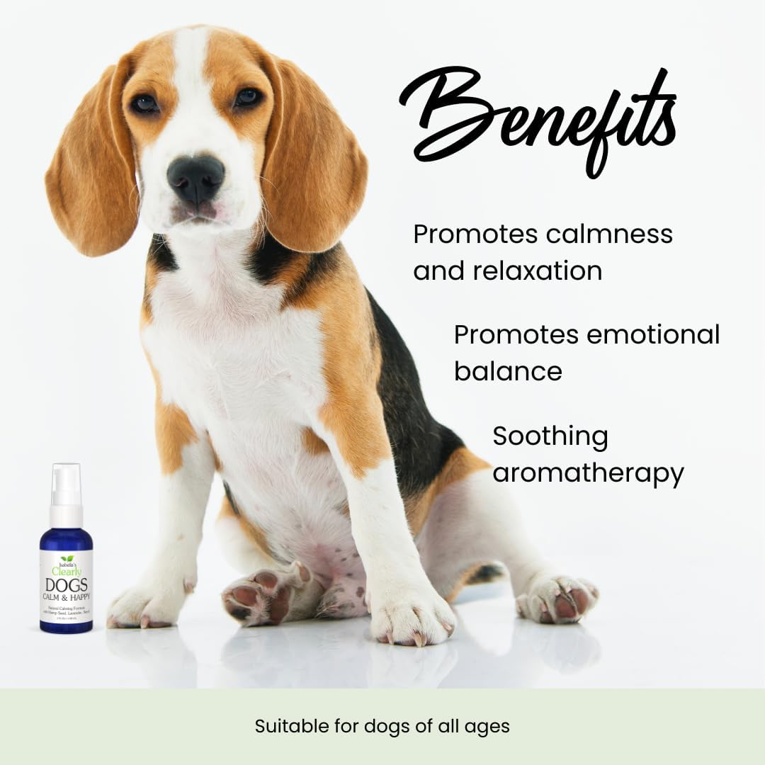 Natural CALM & HAPPY Oil for Dogs - Pet Safe Essential Oils with Lavender, Petitgrain and Neroli - Calming and Soothing for Stress, Anxiety, Hyperactivity | Natural Pet Product Made in USA - Image 4